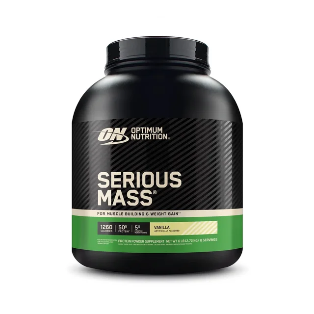Optimum Nutrition Serious Mass՝ վանիլի համով, 2727 գ