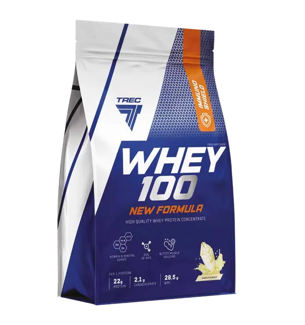 Trec Whey 100 New Formula — Վանիլային կրեմ