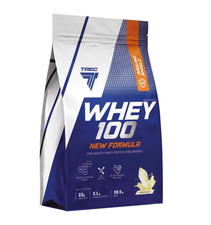 Trec Whey 100 New Formula — Վանիլային կրեմ