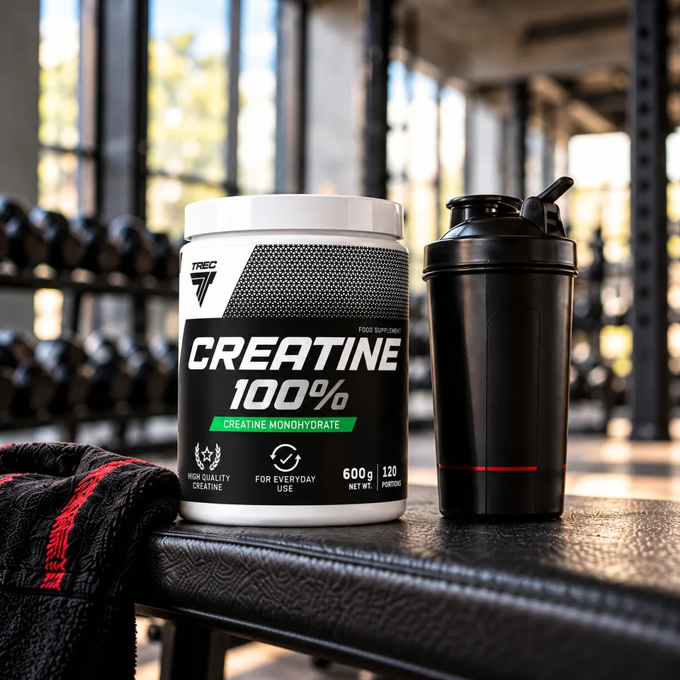 TREC Creatine կրեատին և շեյքեր մարզասրահում